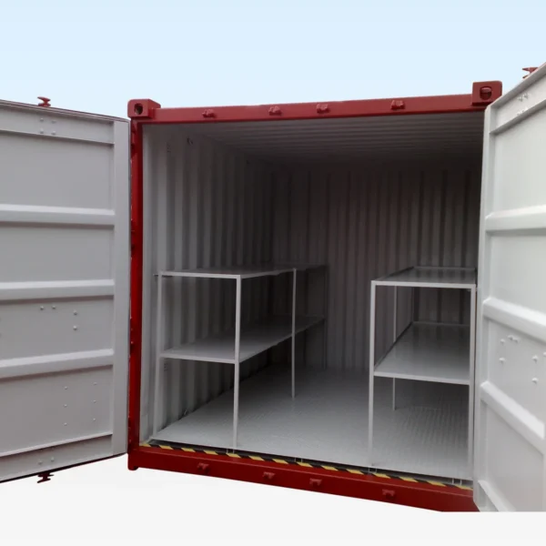 8ft x 8ft Flat Floor Bunded Store