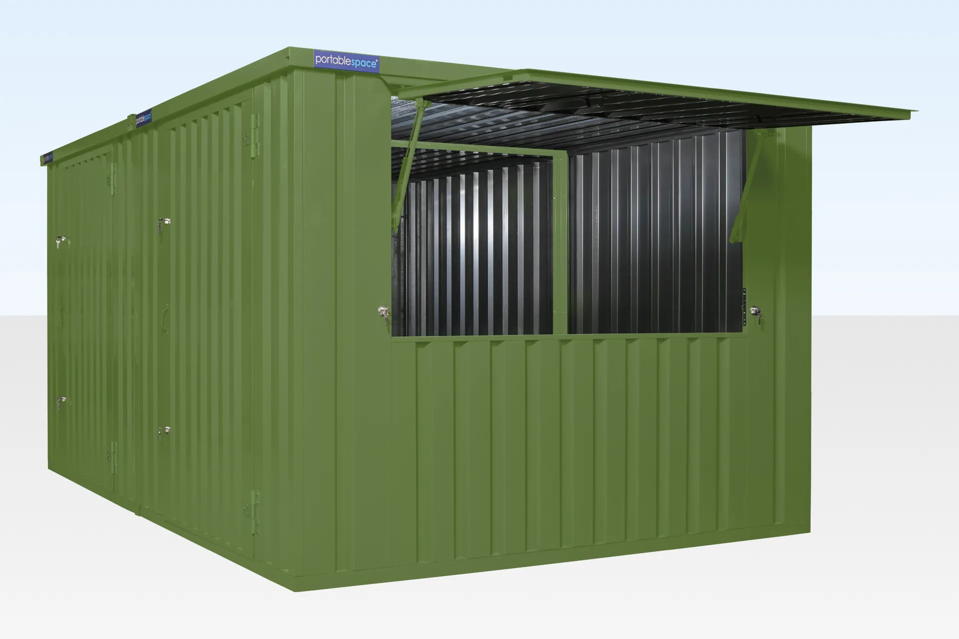 3m x 4.2m Side Linked Flat Packed Kiosk Bundle (Custom Colour) - Image 2