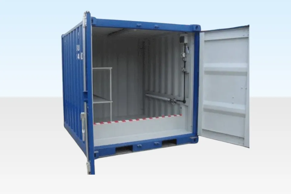 8ft x 8ft Raised Bunded Store