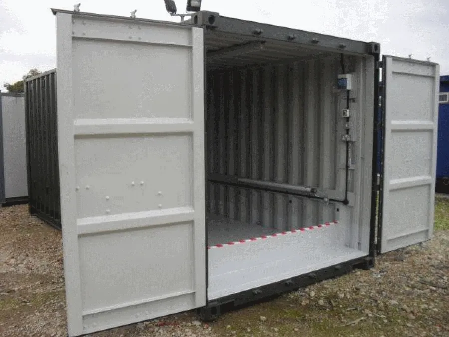 20ft x 8ft Raised Bunded Store