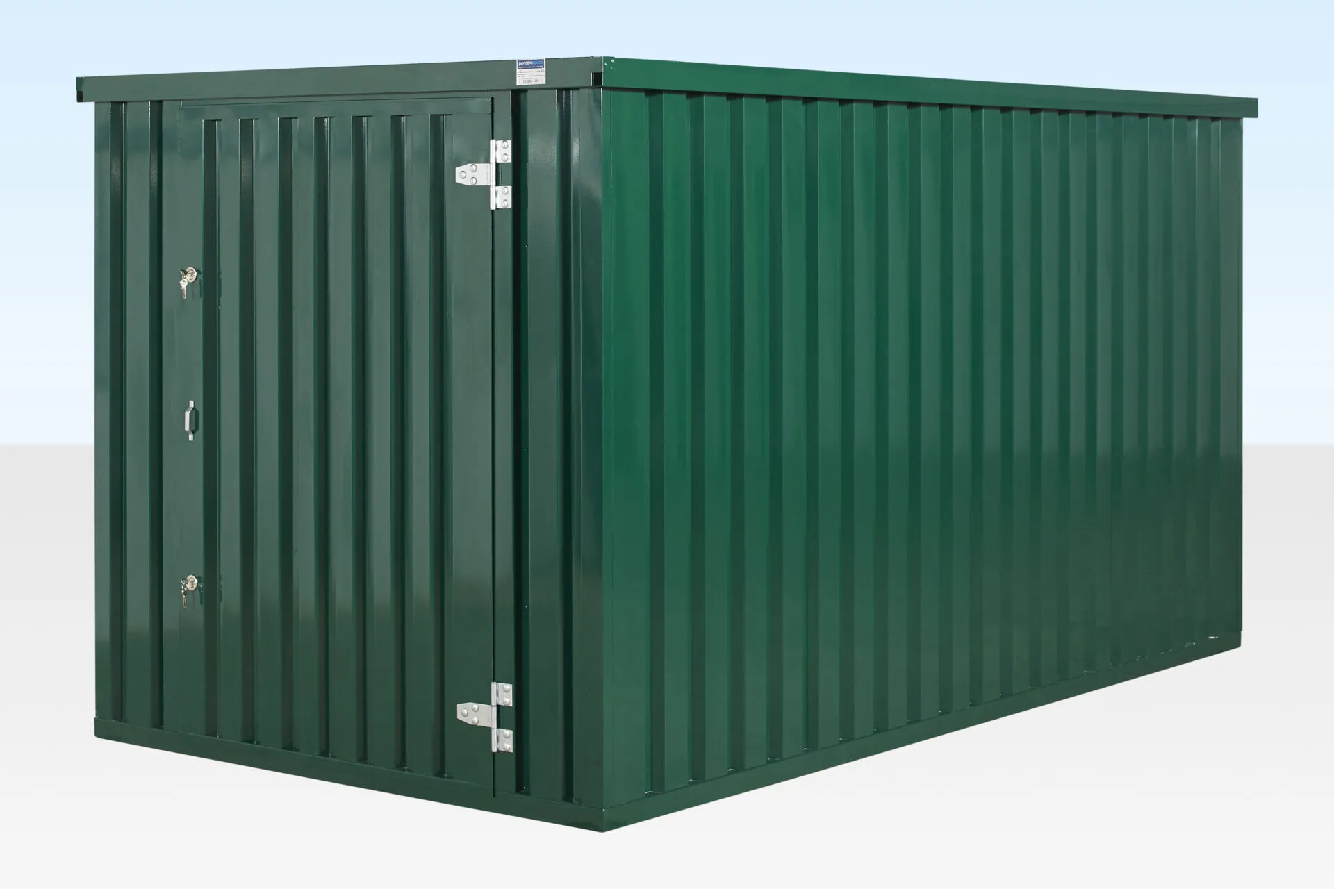 4m x 2.1m Flatpacked Store Powder Coated - Image 4