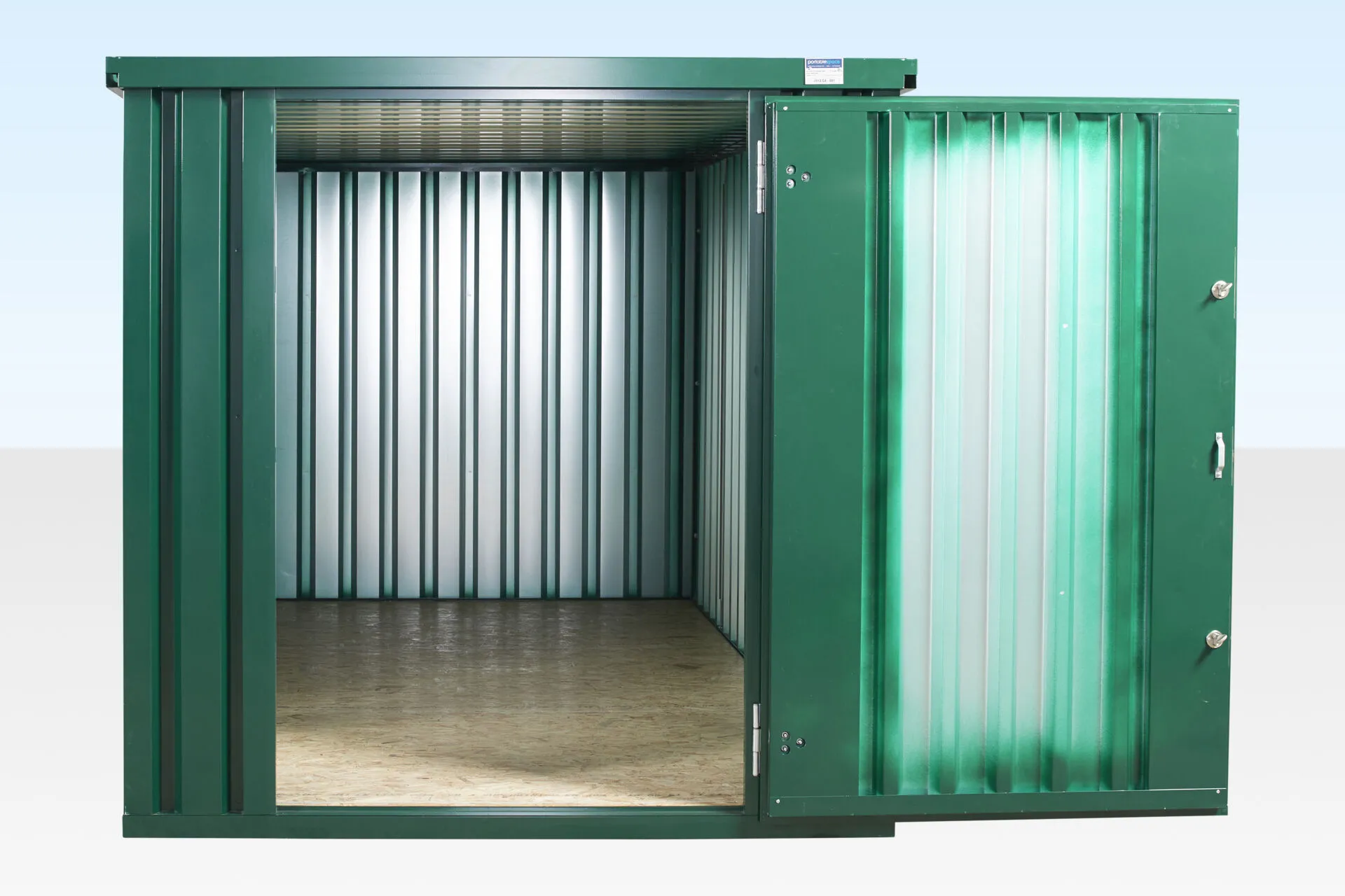4m x 2.1m Flatpacked Store Powder Coated - Image 2