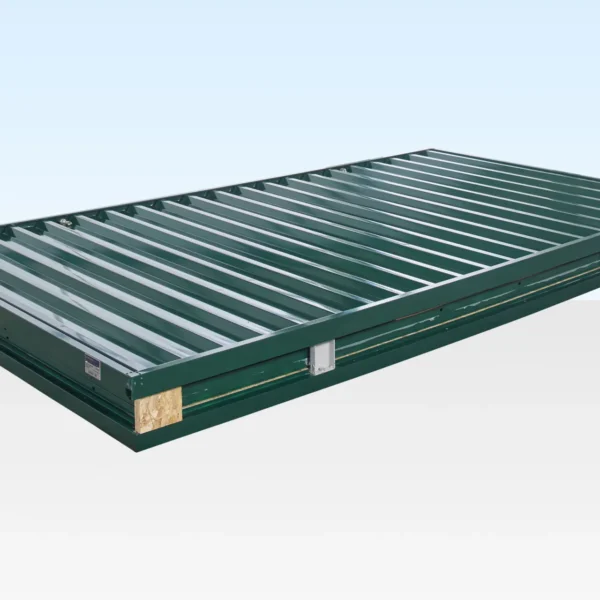 257-4M-Green-Store-Pack 4m x 2.1m Flatpacked Store Powder Coated