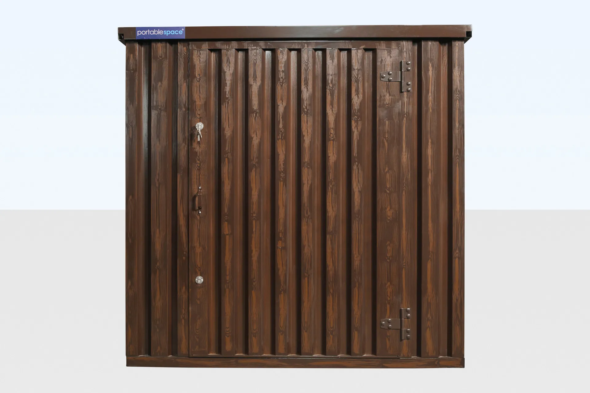 Wood-Effect Flat Packed Storage Container 3m x 2.1m - Image 2