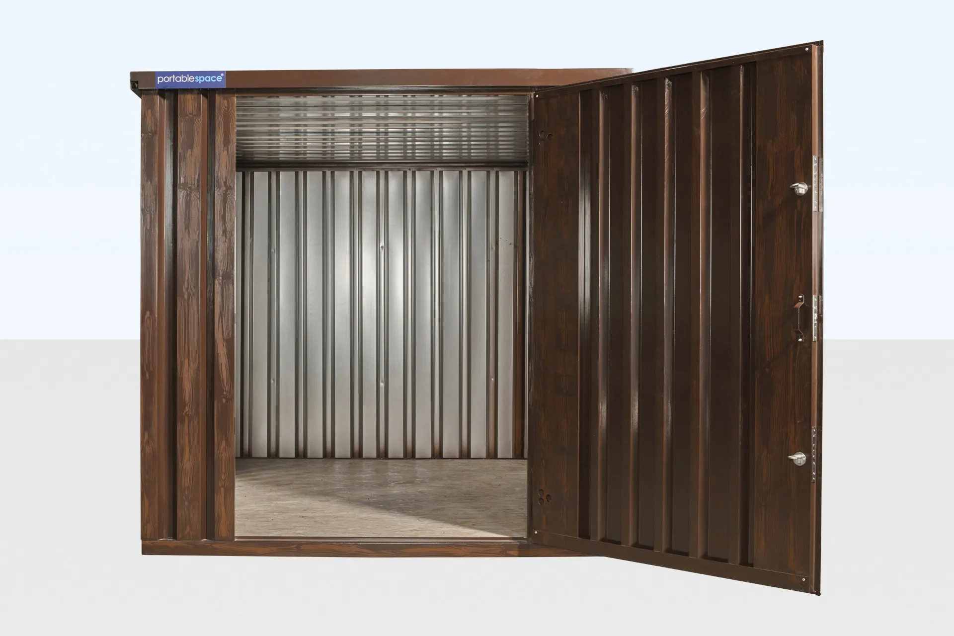 Wood-Effect Flat Packed Storage Container 3m x 2.1m - Image 6