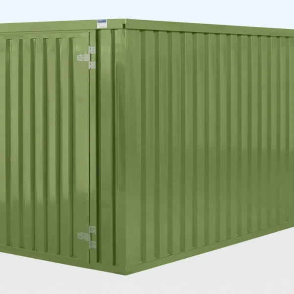 3-QF257-4m-Store__2 4m x 2.1m Flatpacked Store Custom Colour
