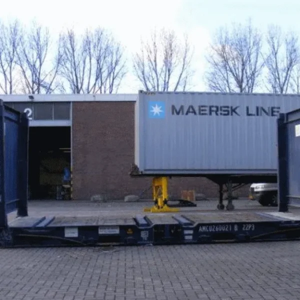 341-Used-20ft-Flat-Rack 20ft x 8ft Used Shipping Container – Flat-Rack
