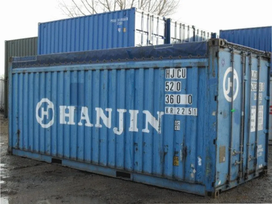 20ft X 8ft Used Shipping Container – Open-Top - Image 3