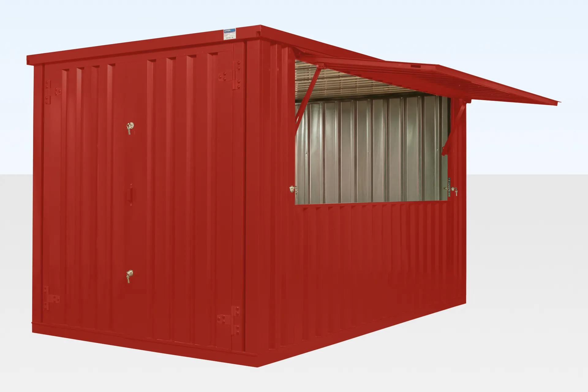 3m XL Flat Pack Kiosk – Custom Colour