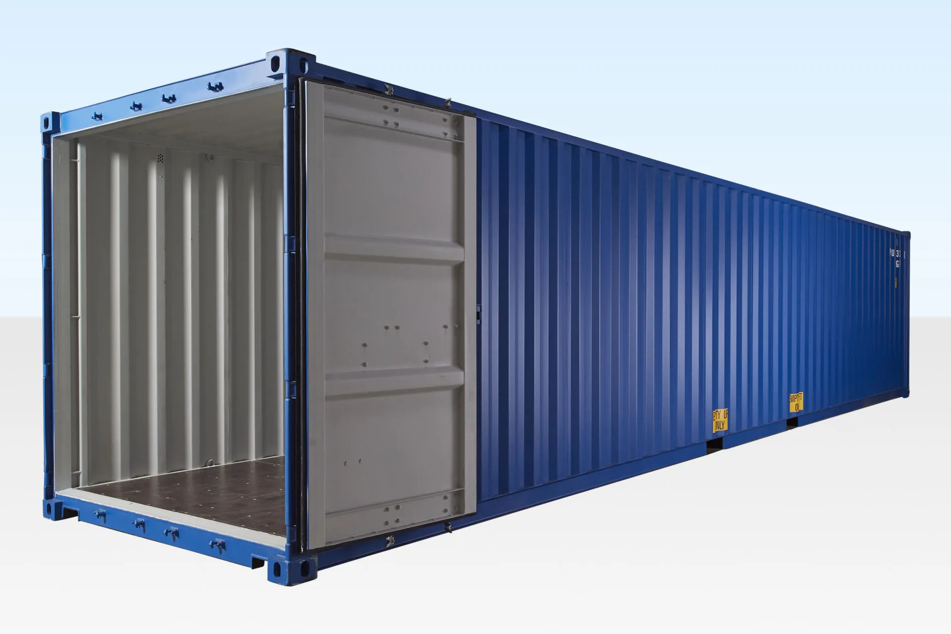 40ft Shipping Container Blue (RAL 5013) - Image 4