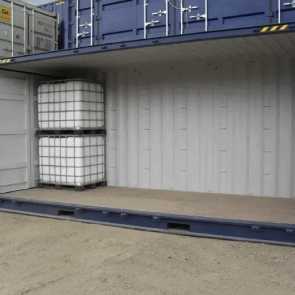 713-20ft-high-cube-ibc-doors-open-angle 20ft Hi Cube Container (9′ 6″ high) suitable for IBC storage