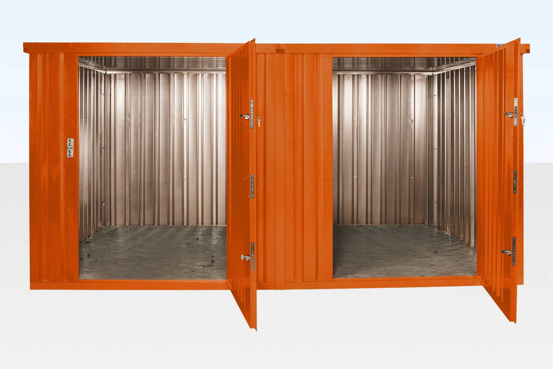 3m x 4.2m Side Linked Flat Pack Container Bundle – Custom Colour - Image 2