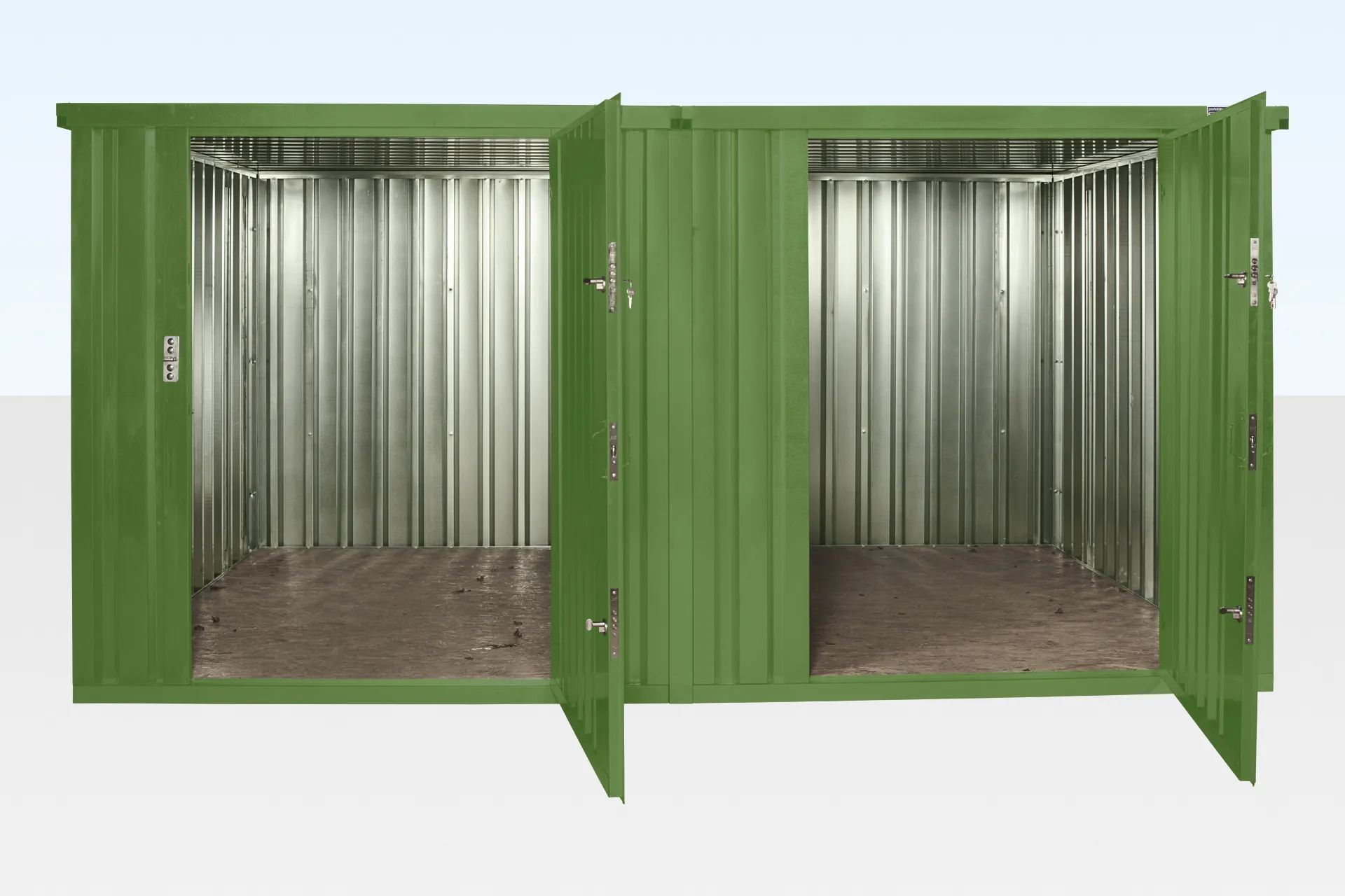 3m x 4.2m Side Linked Flat Pack Container Bundle – Custom Colour - Image 4