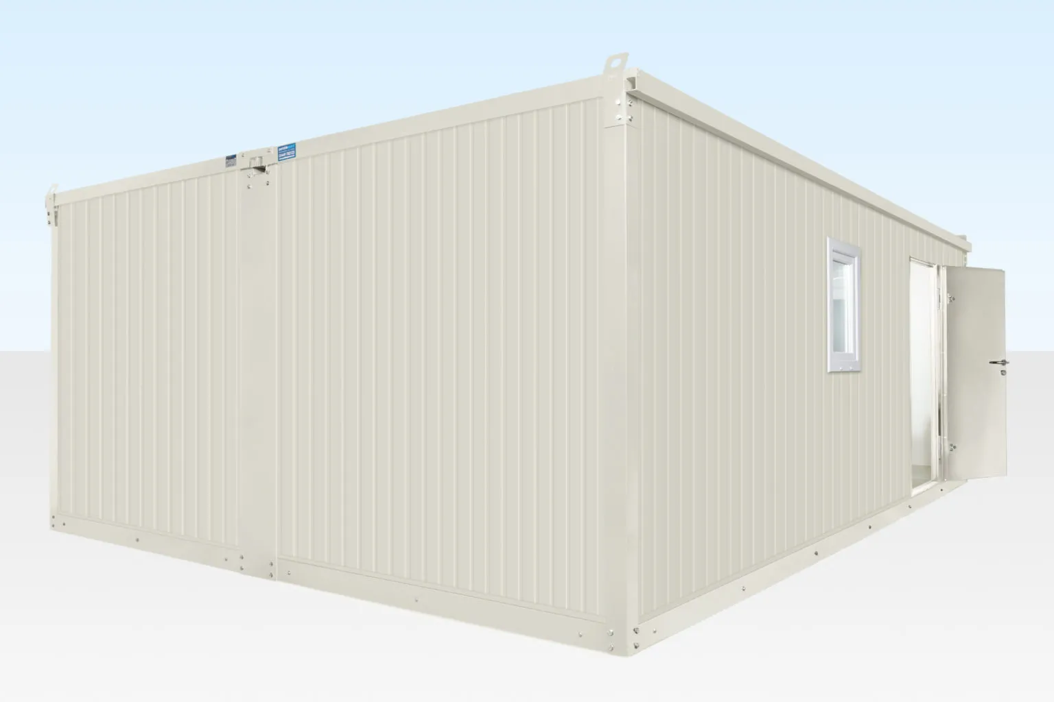 6.5m x 4.6m Side Linked Flat Pack Office (RAL9002) - Image 2