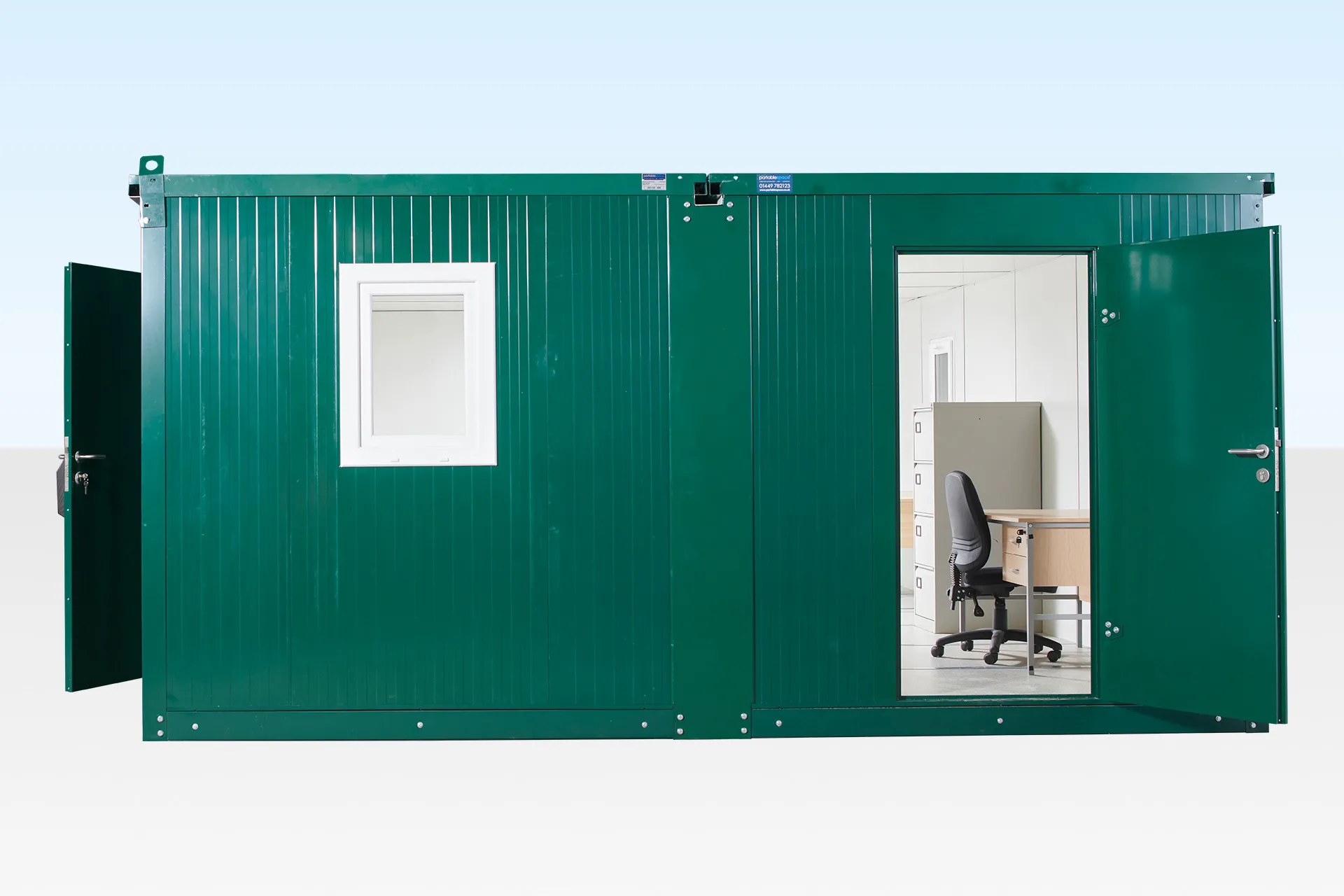 6.5m x 4.6m Side Linked Flat Pack Office - Image 3