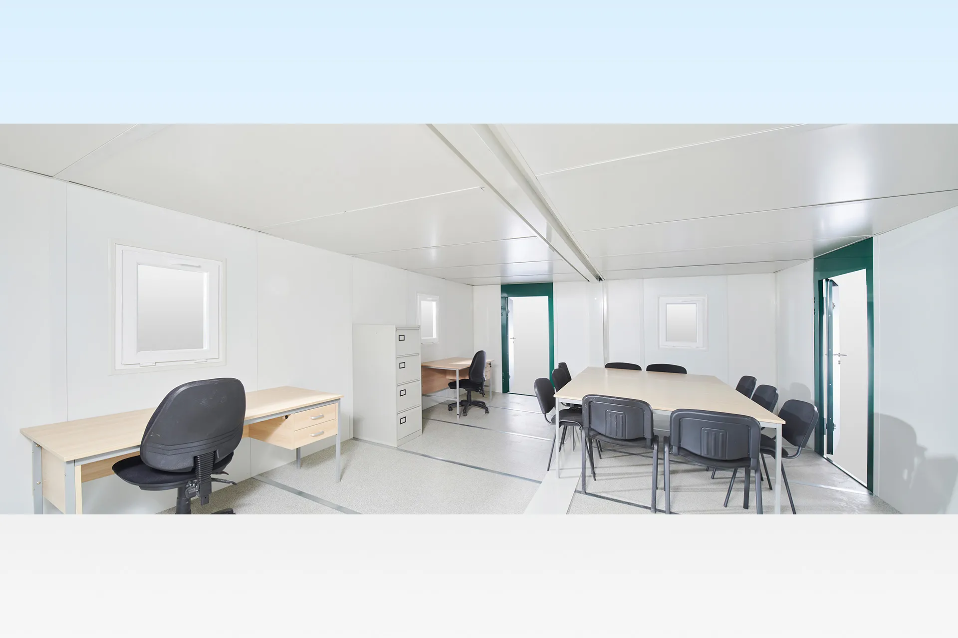 6.5m x 4.6m Side Linked Flat Pack Office - Image 2