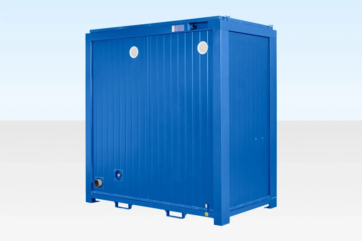 1+1 Double Mains Toilet 2.4m x 1.4m (RAL 5010) - Image 8