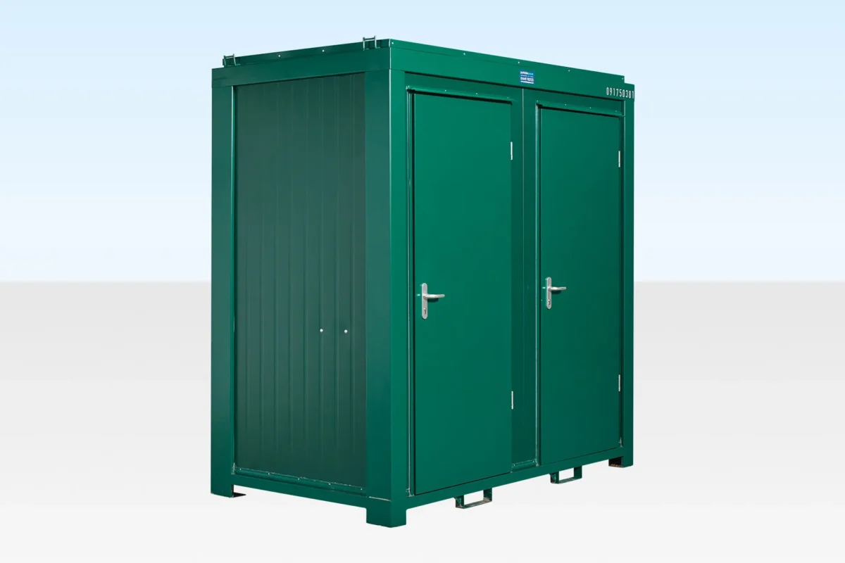 1+1 Double Mains Toilet 2.4m x 1.4m (RAL 6005) - Image 7