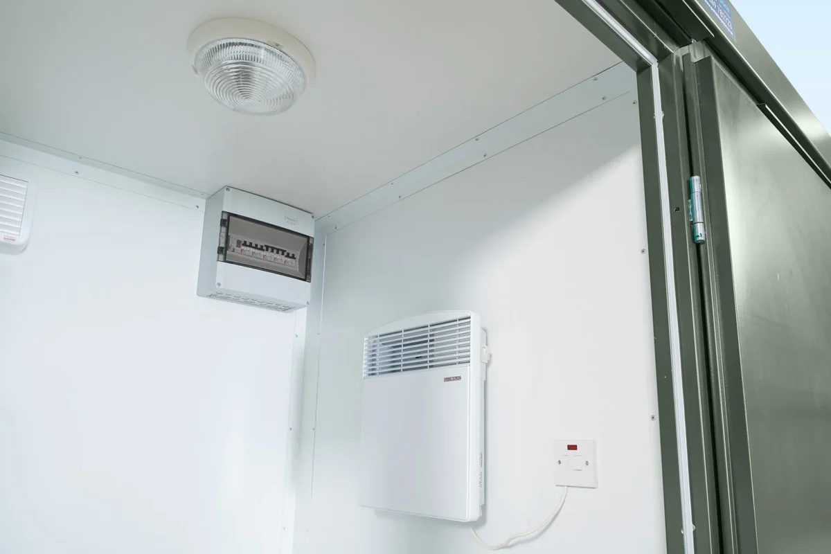 1+1 Double Mains Toilet 2.4m x 1.4m (RAL 6007) - Image 7