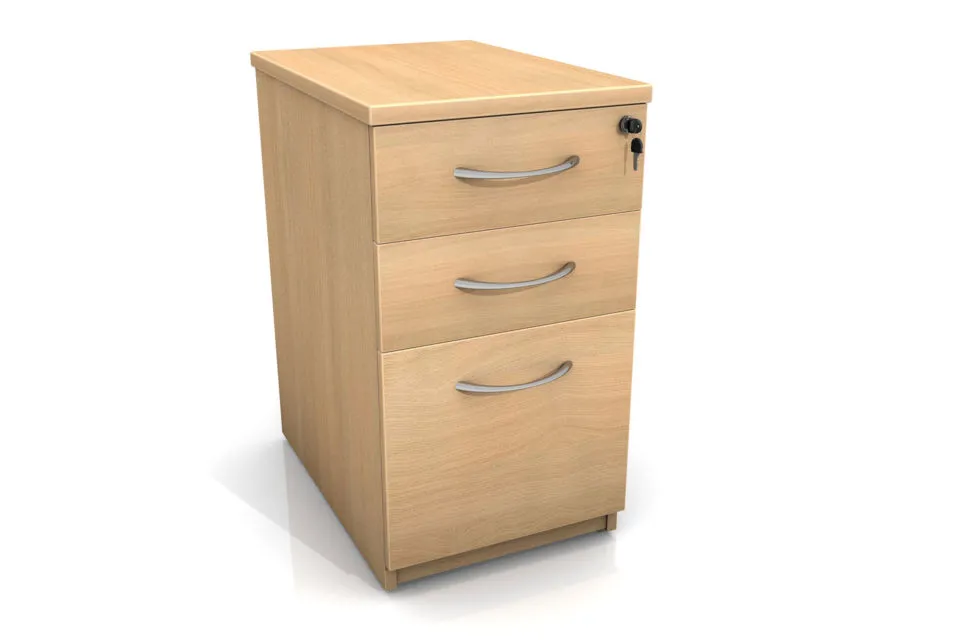 530mm Deep Under Desk Pedestal for Site Office