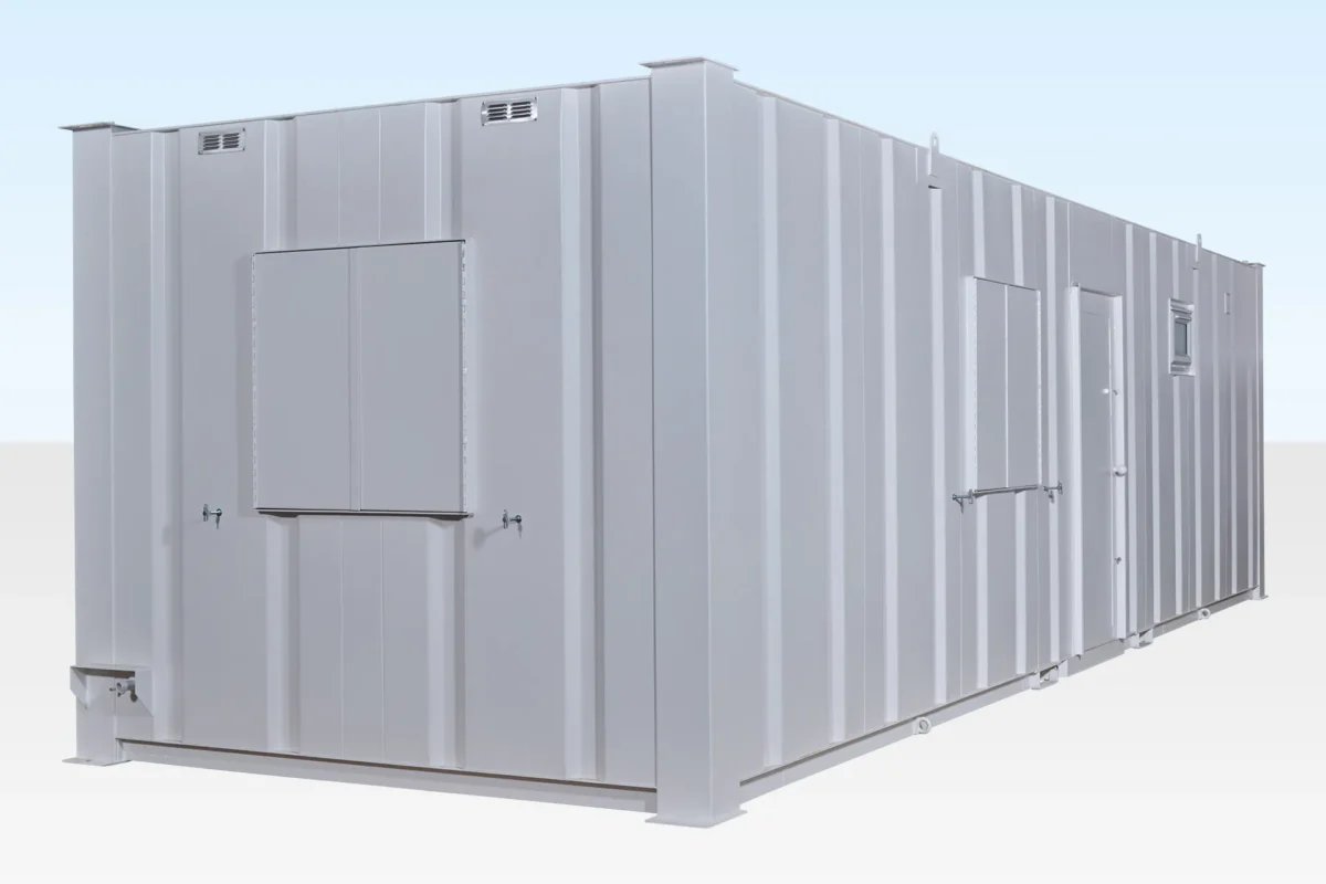 32ft x 10ft Steel Anti-Vandal Canteen/2+1 Toilet - Image 5