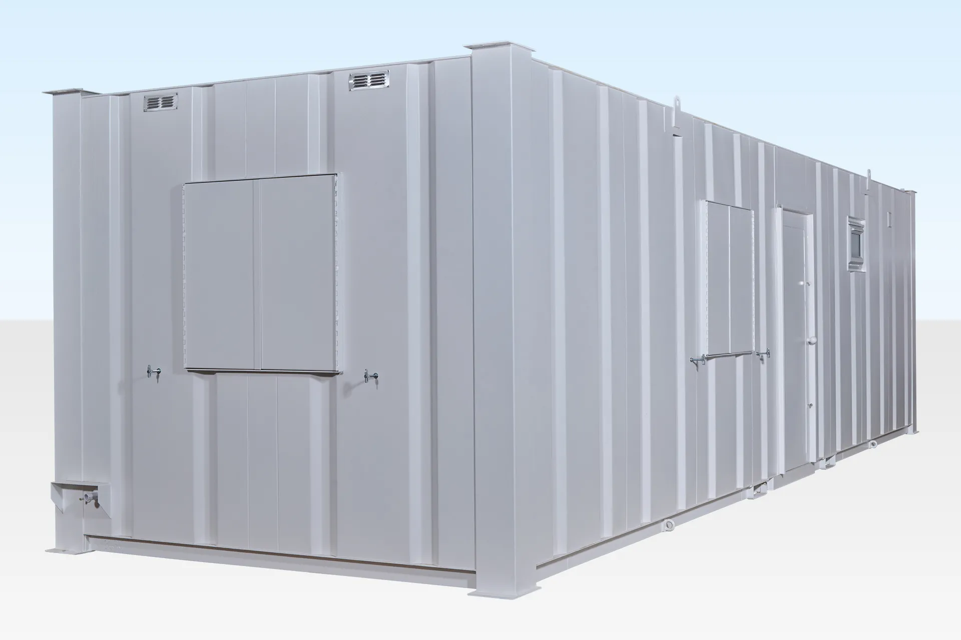 32ft x 10ft Steel Anti-Vandal Canteen/2+1 Toilet - Image 5
