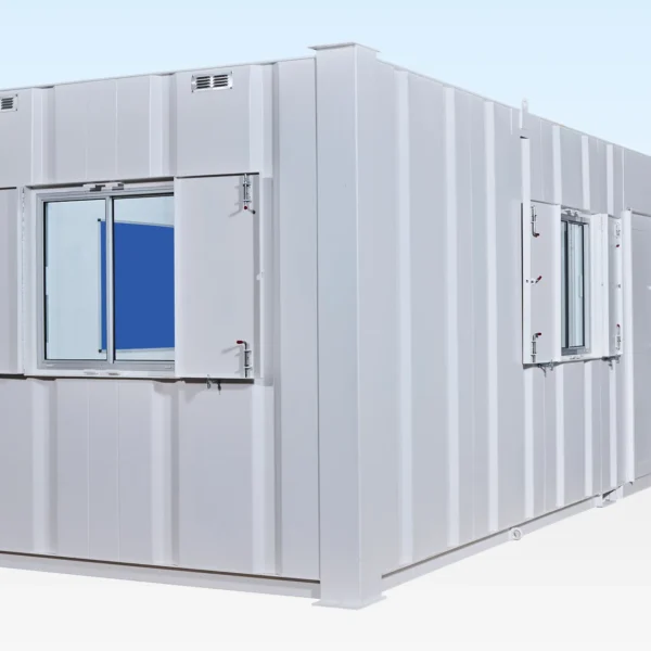 Portable-Space-5.241734 32ft x 10ft Steel Anti-Vandal Canteen/2+1 Toilet