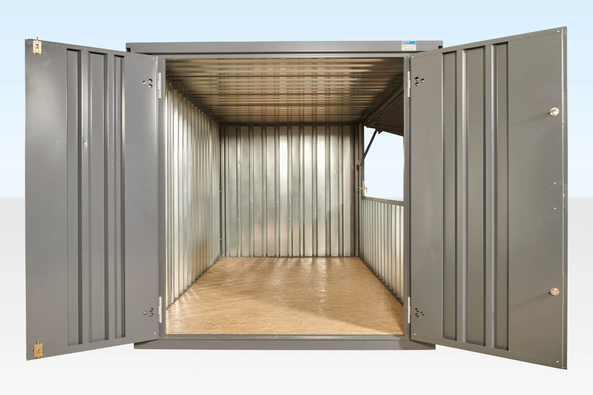 3m XL Flat Pack Kiosk (RAL7015) – Grey - Image 2